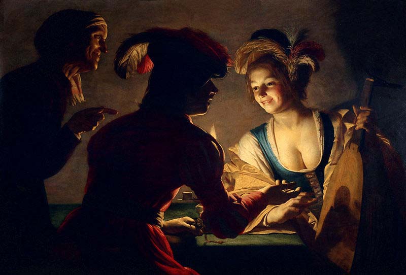 The Matchmaker by Gerrit van Honthorst